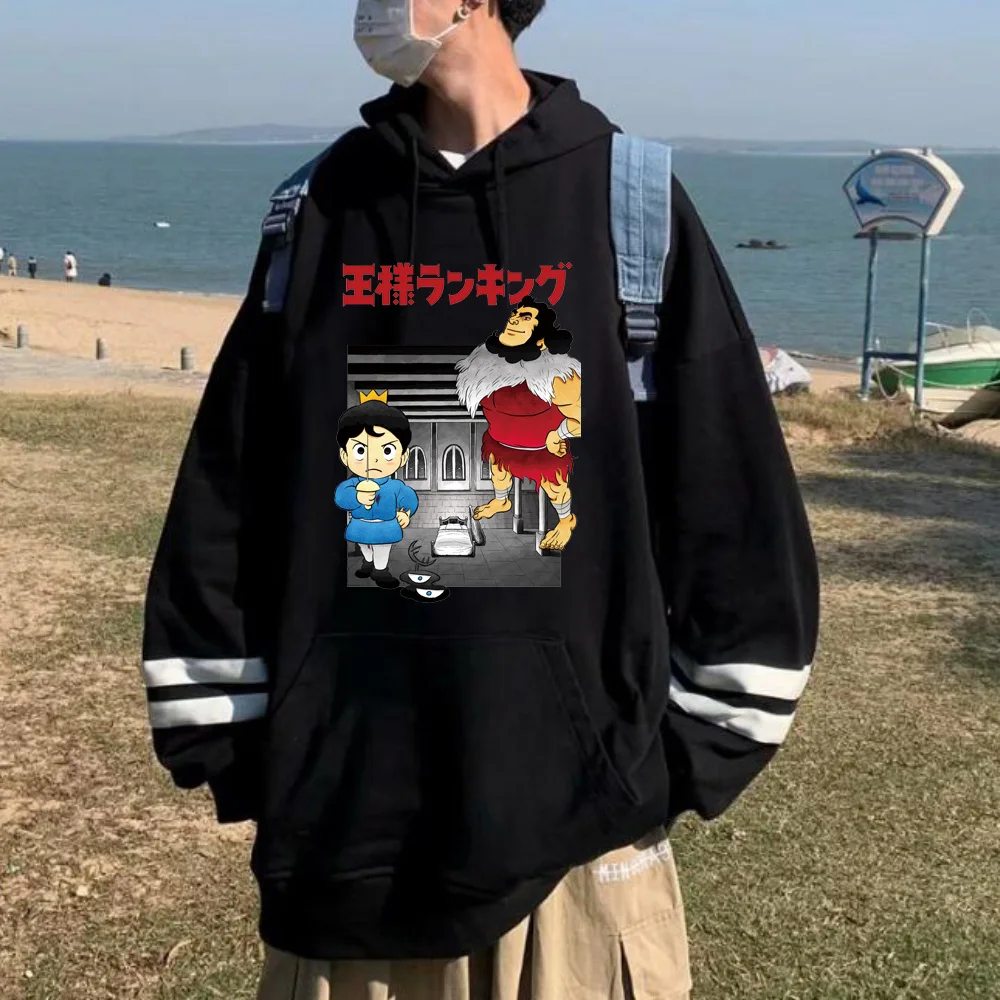 

Harajuku Winter Anime Hoodie Ranking of Kings Pullovers Tops Oversize Man Woman