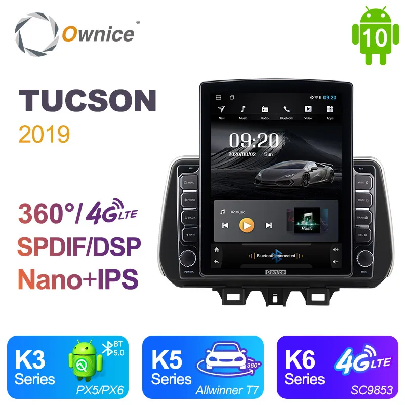 9 7 дюймов Ownice Android 10 0 автомобиль радио для Hyundai TUCSON 2019 GPS 2 Din Авто Аудио Системы
