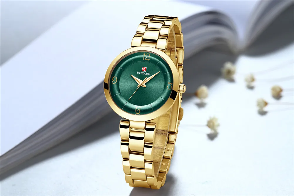 Часы наградные женские кварцевые элегантные модные водонепроницаемые в деловом