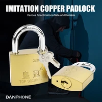 danphone 253238mm copper door lock include 3 keys luggage case mini padlock storage lockers padlock