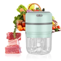 250ml electric garlic chopper onion garlic chili meat masher food grinder 3 colors for option kitchen accessories for family