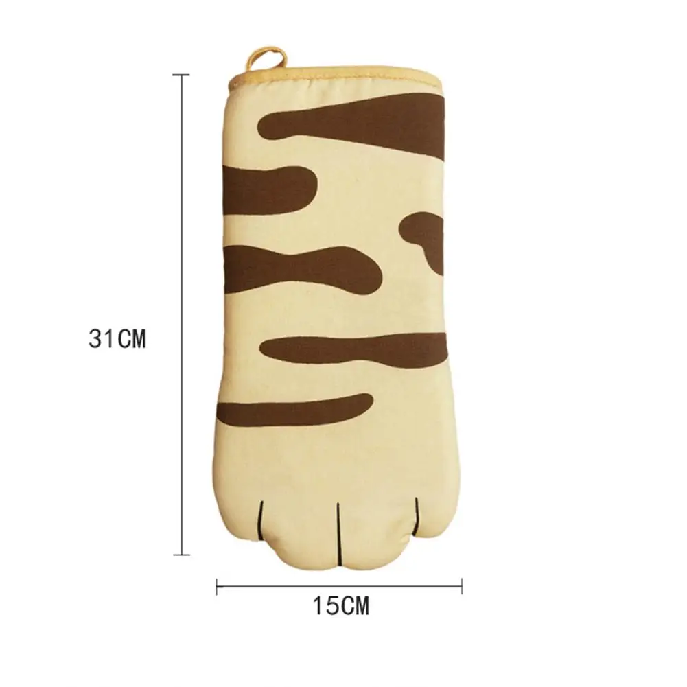 

Oven Mitt Heat Insulation Oven Glove Breathable Comfortable Anti-Scald Cotton Glove Perfect For Microwave Oven And Baking