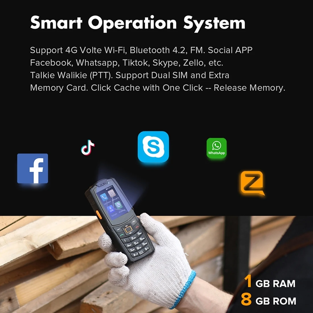 AGM M7 водонепроницаемый смартфон с четырёхъядерным процессором ОЗУ 1 ГБ ПЗУ 8 2500