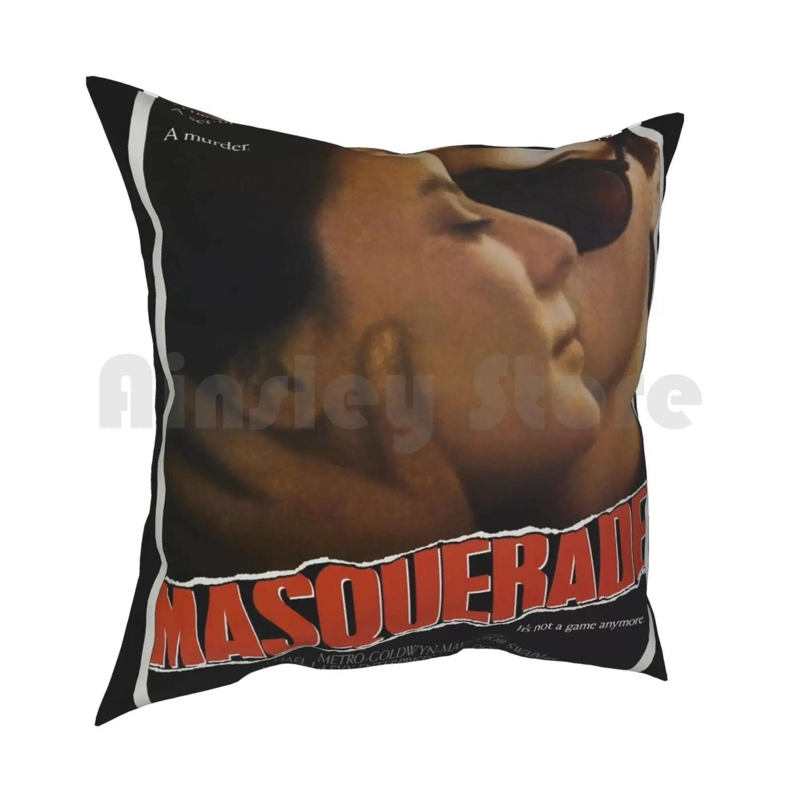 Маскарадный (ВИНТАЖНЫЙ ПЛАКАТ) Чехол-подушка с принтом домашняя мягкая подушка