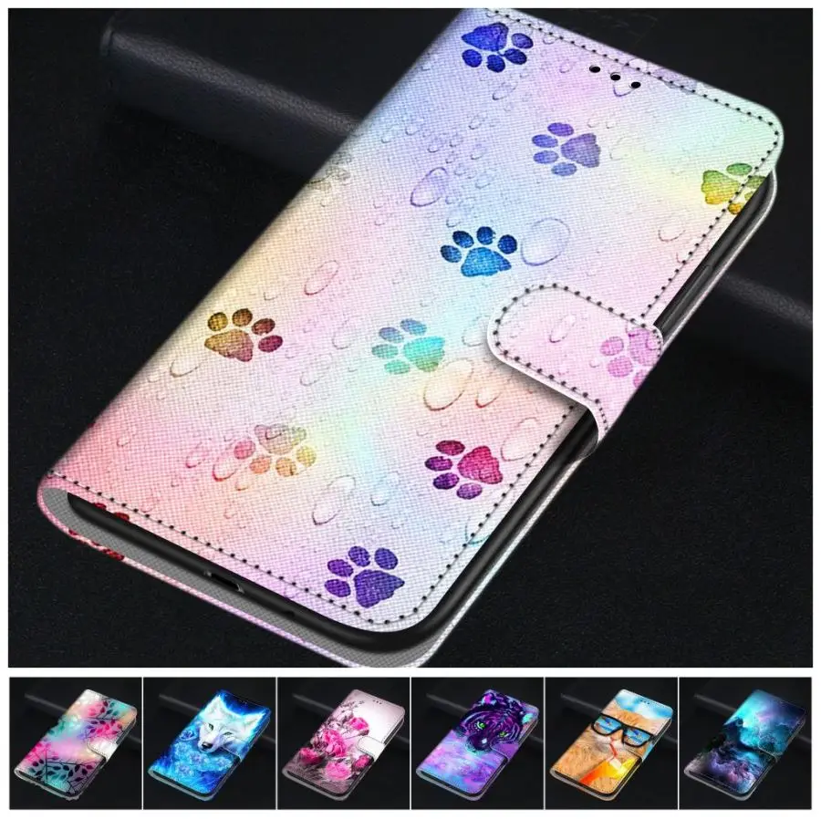 Кожаный чехол для телефона ZTE Blade 20 Smart с карманом карт V9 V10 Vita A3 A5 A7 2019 A7S L8 в виде