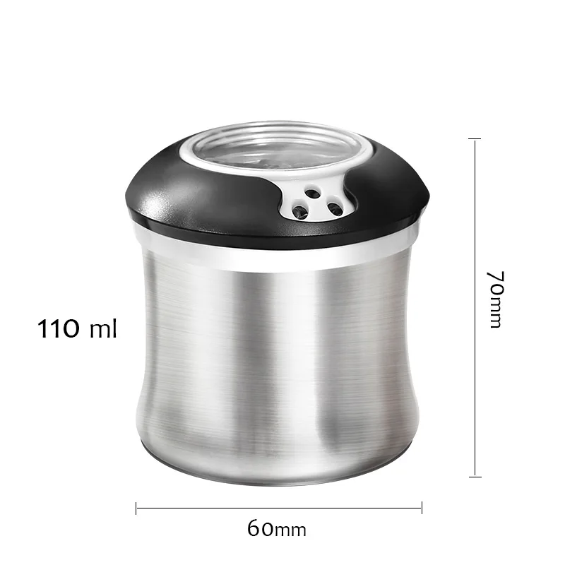 AMINNO дозатор пряностей из нержавеющей стали Набор банок для приправ 6 шт. шейкеры