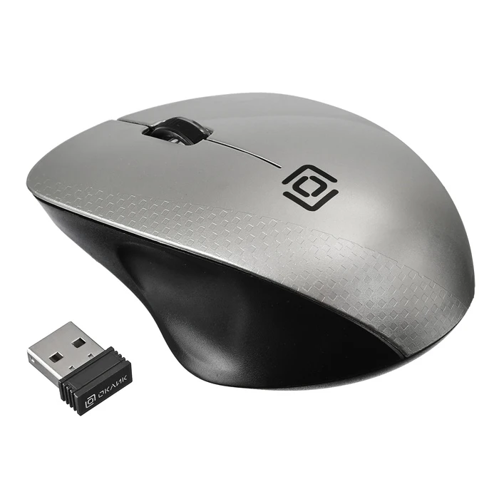 Мышь OKLICK 695MW беспроводная USB черный и серебристый | Компьютеры офис