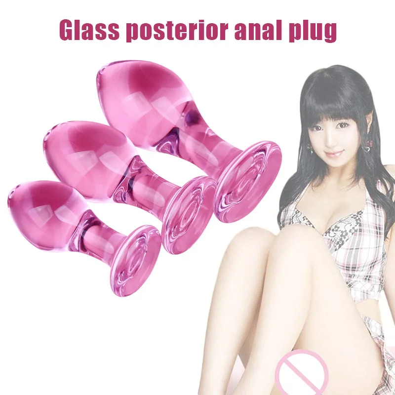 Секс игрушка Анальная пробка волшебное Хрустальное стекло имитация флирта