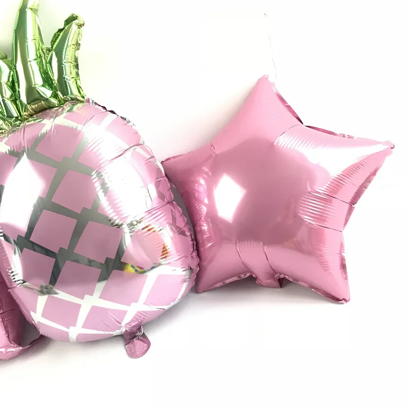 Воздушный шар из фольги в виде ананаса с фруктами для детей и взрослых украшение