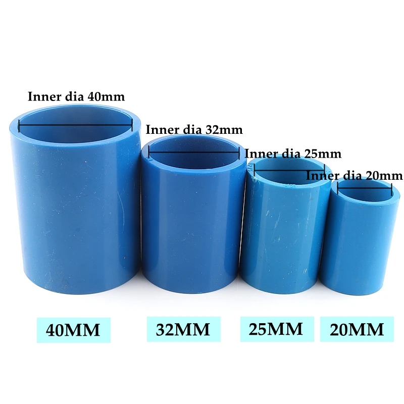 30 ~ 4 шт. ID 20 50 мм ПВХ водопроводная труба прямой соединитель пластиковые