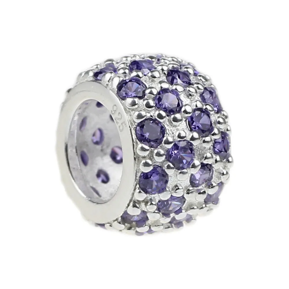 

925 шарма стерлингового серебра с украшением в виде кристаллов камней по всему миру, соответственные Европейской змея цепи для браслетов и о...