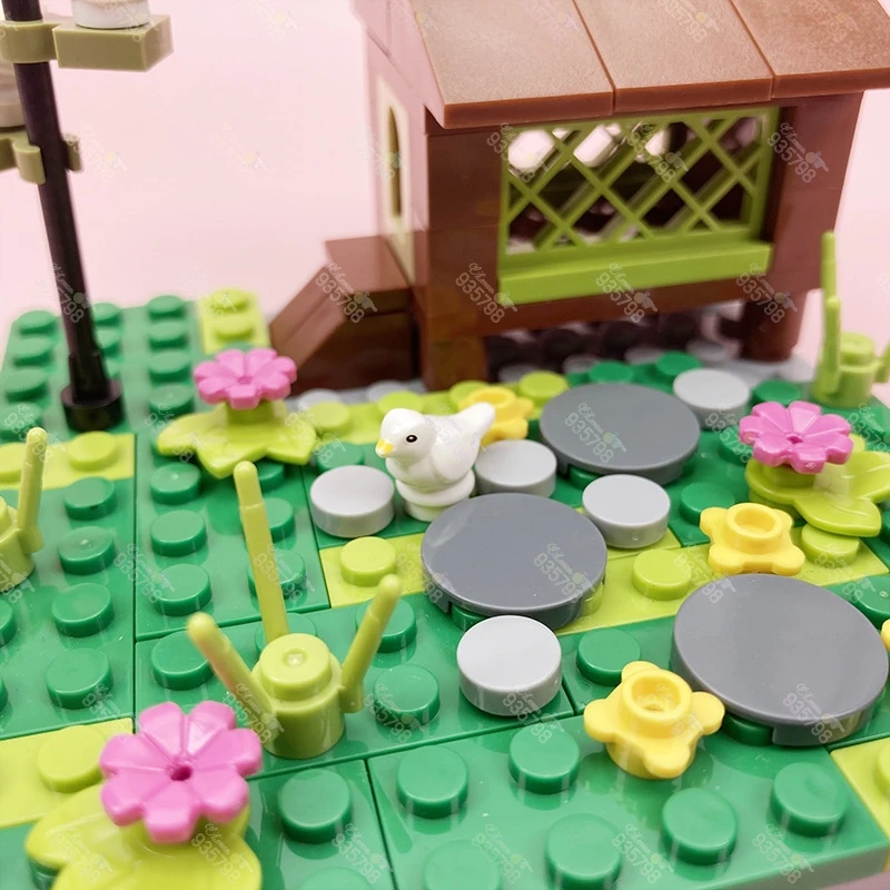 Конструктор детский совместимый с MOC фермы животные свинья ферма курятник корова