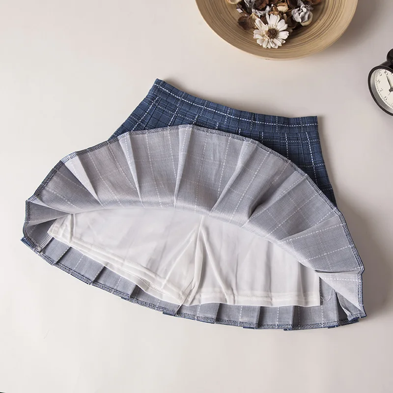

Pleated Short Skirt Summer 2020 New Style Korean-style College Style A- line Skirt High-waisted Slimming WOMEN'S Short Skirt