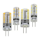 Светодиодсветильник лампа G4 1 Вт 2448 светодисветодиодный s 3014 DC 12 В, сменная галогенная лампа теплогохолодного белого света 10 Вт 20 Вт для дома, 5 шт.