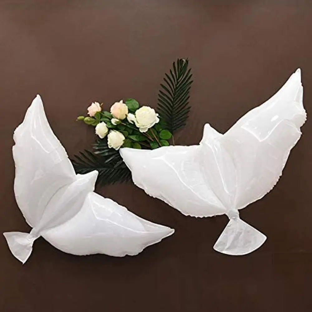 10 шт./компл. шар реалистичный голубь Форма белый декоративный воздушные шарики в