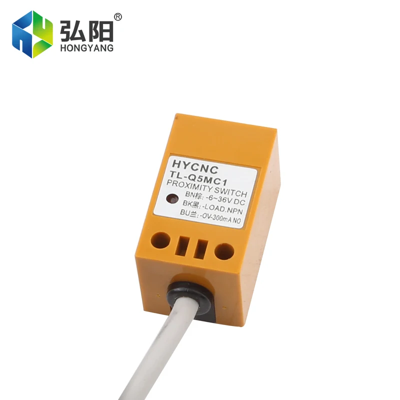 TL-Q5MC1 DC NPN NO 5mm индуктивный датчик 3-проводной квадратный Бесконтактный