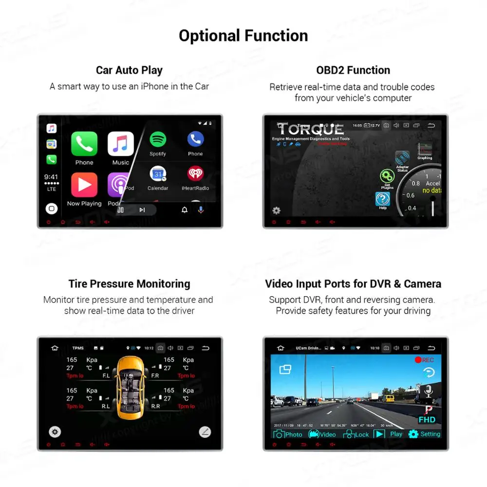 XTRONS 2 Din 10 1 ''Android 0 Octa Core Universal Car DVD Радио стерео плеер GPS навигация OBD DAB DVR WIFI USB