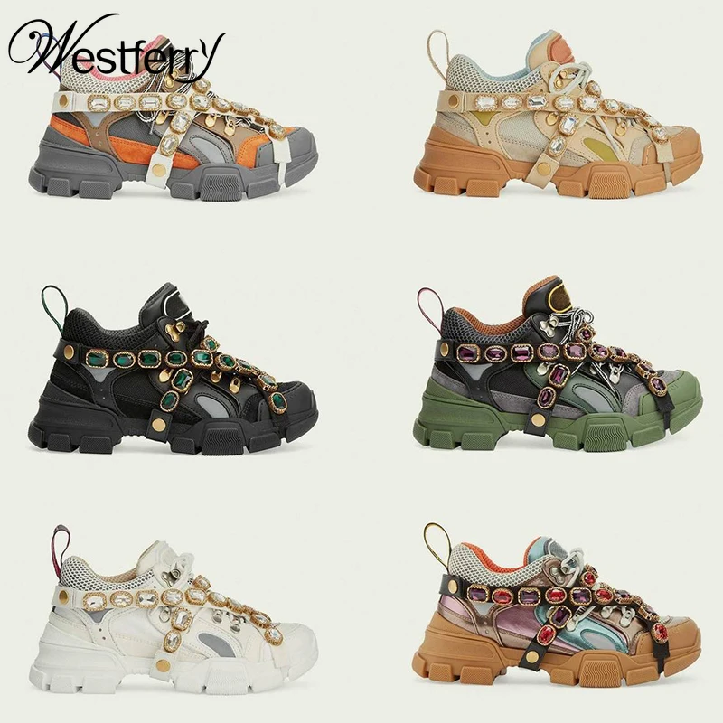 Женские кожаные кроссовки Брендовая обувь белого цвета для весны и лета | Обувь