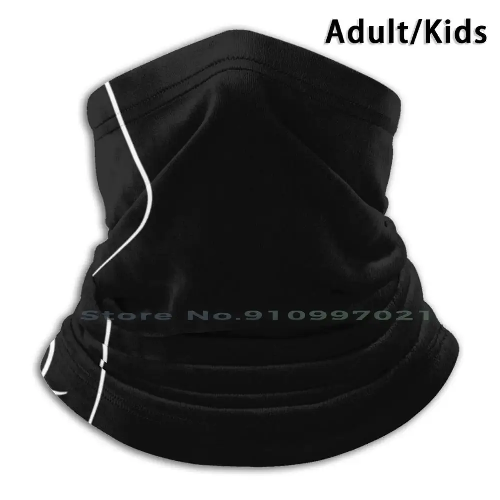 

Женский шарф с рисунком на линию, шарф-маска с рисунком Хеллоу, шарф для шеи и лица, бандана, Минималистичная линия