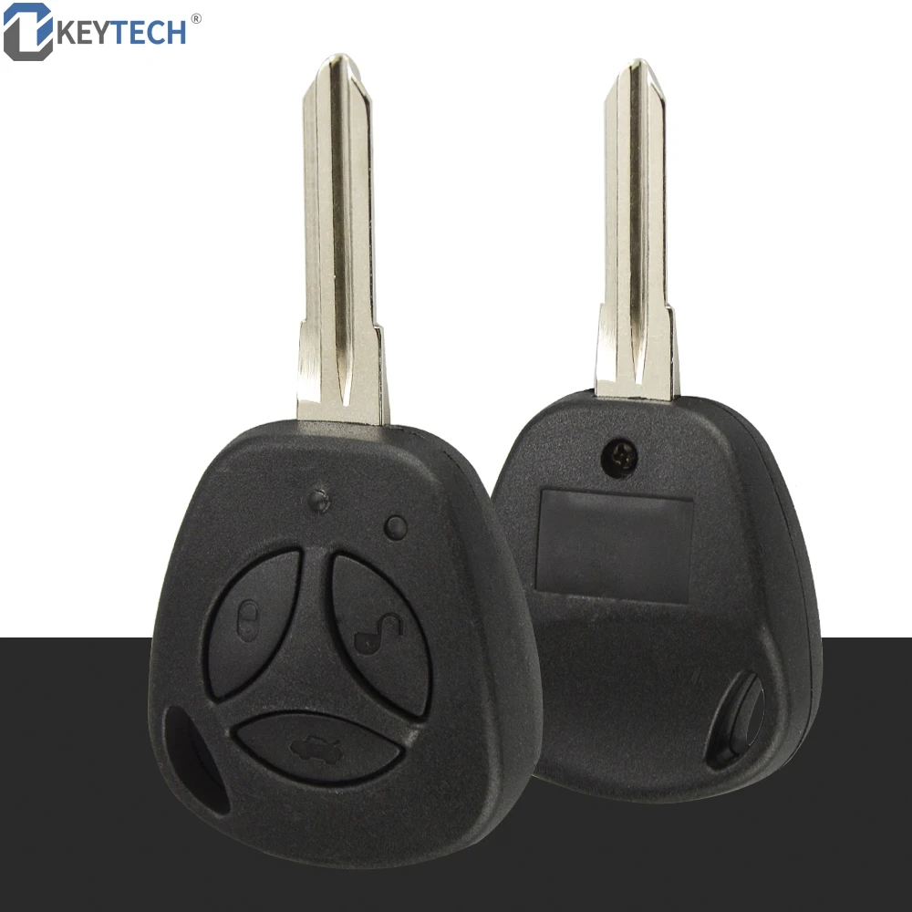 Чехол для ключа от автомобиля OkeyTech с 3 кнопками Lada Priora Kalina Vesta Гранта