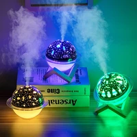 new humidifier air for home 250ml mute creative stellar projection lamp small usb humidificador with led lamp fogger mist maker