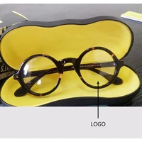 johnny depp glasses men brand design vintage acetate optical glasses frame women computer goggles clean lens with box