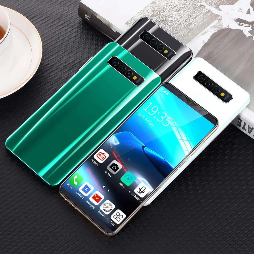 

5.72 Inch S10 Full Screen Smartphone General Straight Profile Dual Card Dual Standby Real Fingerprint Unlock Phones