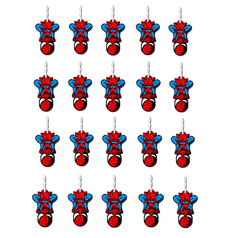 20PCS 1-50 шт./лот Marvel аниме классические наклейки игрушка для ноутбука скейтборд Стикеры для багажа водонепроницаемые забавные Стикеры-пауки для детей - Цвет: 20PCS