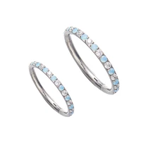 astm f136 titanium new product prong set zircon and turquoise hinged nose ring daith piercing