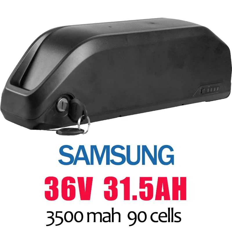 36V31.5AH Электрический велосипед 36 В 10,4-31,5 Ач SAMSUNG LG ячейка литиевая батарея для 8FUN Mid привод двигателя BBS02 литий-ионная батарея Ebike аккумулятор чехол - Цвет: 36V31.5AH