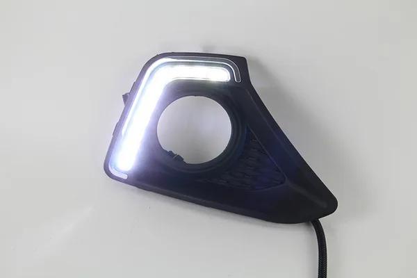 

1 pair auto accessory Car styling daytiime running lights for H/yundai I10 2013-2015 10LED