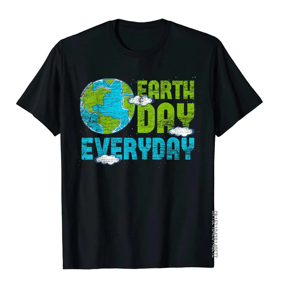 

Футболка мужская хлопковая с графическим принтом, топ на каждый день, День Земли