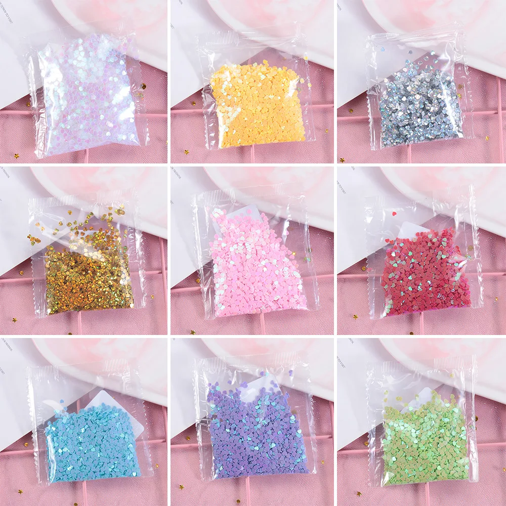 1 пакет 3 мм полимерный наполнитель материалы свободные блестки Кристалл УФ