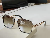 2021 trendy oversize maybach sunglasses women luxury fashion gradient rimless shaded big metal frame square sun glasses men