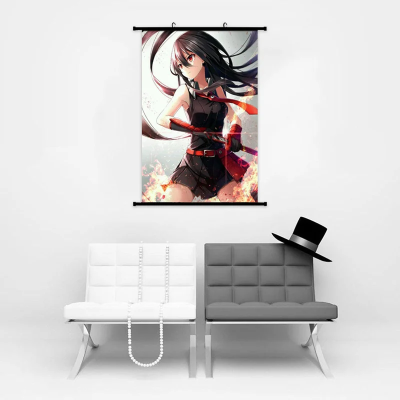 2019 японское аниме Akame Ga Kill холст Свиток живопись плакат на стену современное