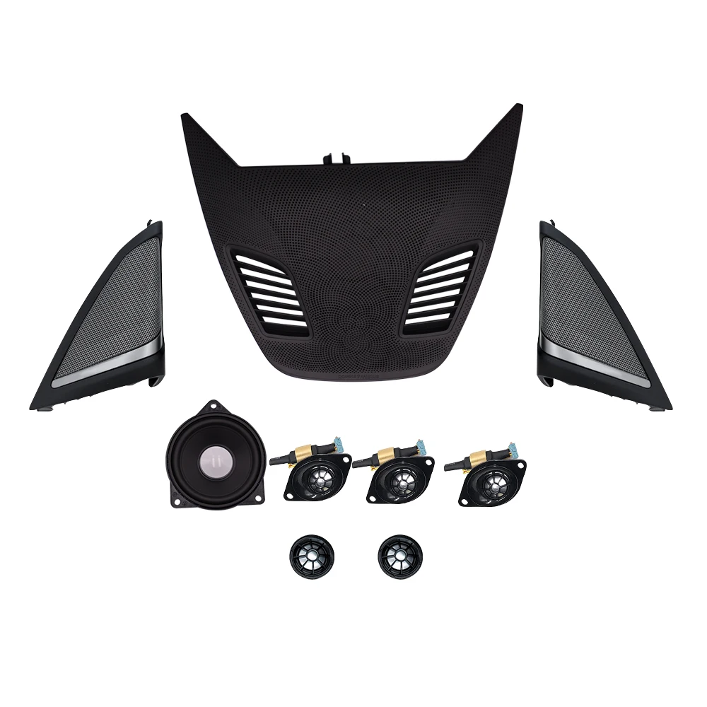 

Combination speaker kit for bmw g30 center control panel mid range speaker front rear tweeter speaker and tweeter cover 9 pc set