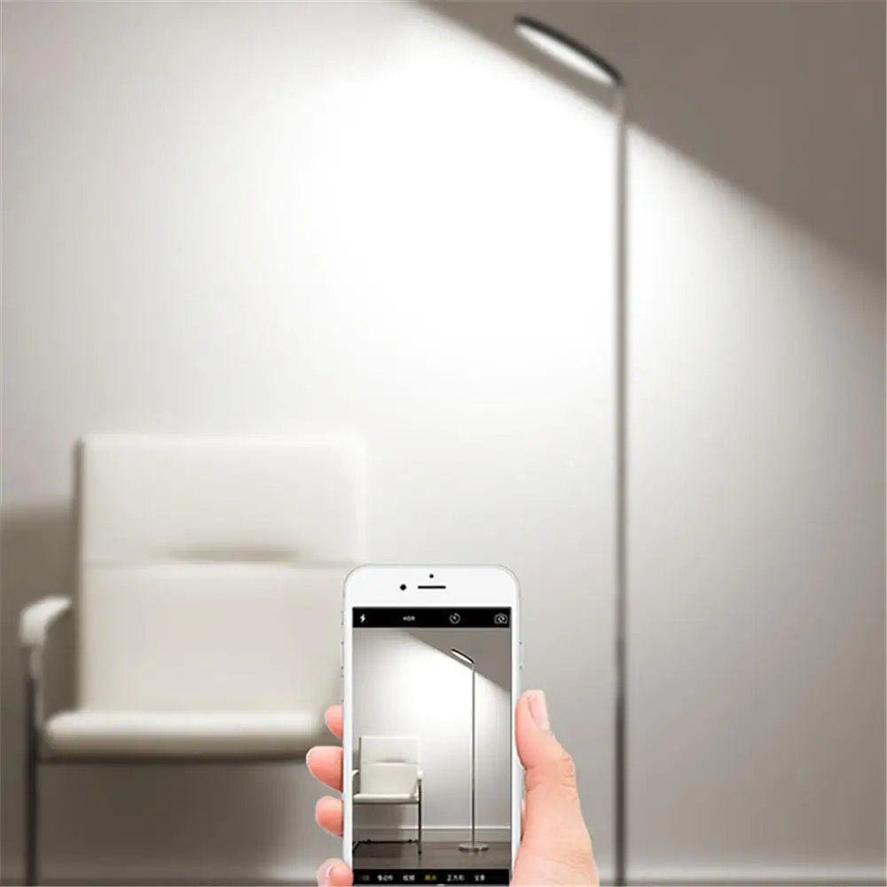 15W 6000K светодиодный напольный светильник с пультом дистанционного Управление