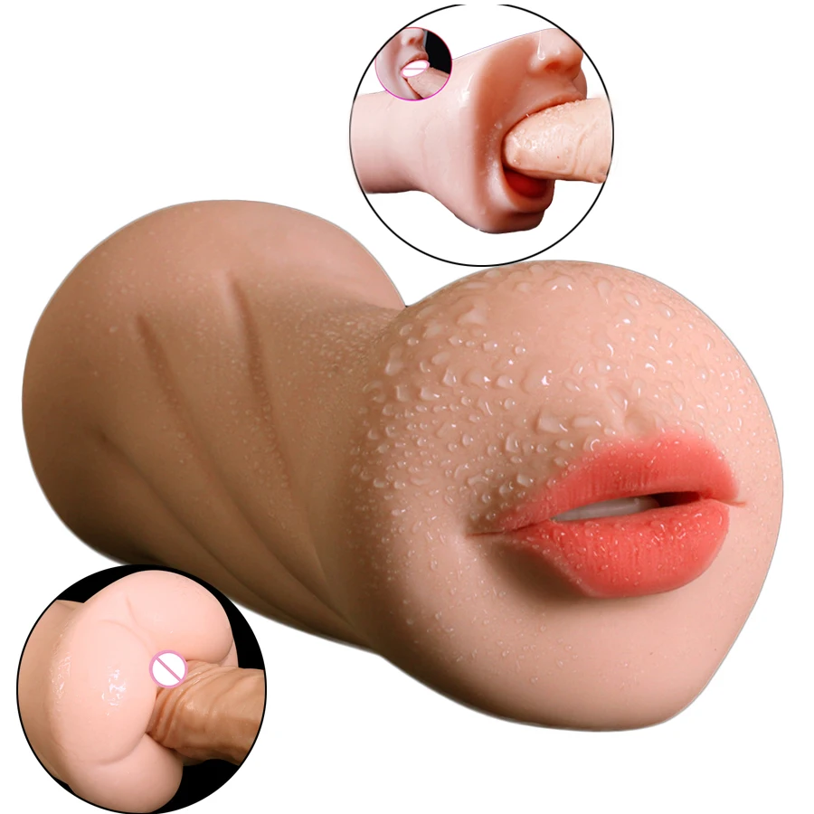 Мужской мастурбатор оральные секс игрушки для мужчин супер мягкая Глубокая