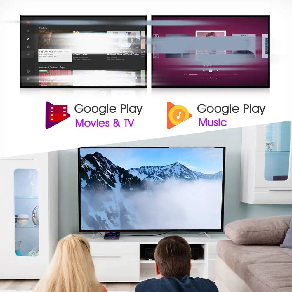 H96 MAX RK3318 Android tv Box 9,0 4G 64GB 4K HD Smart tv Box 2,4& 5,0G WiFi Bluetooth 4,0 Box Google Play медиаплеер