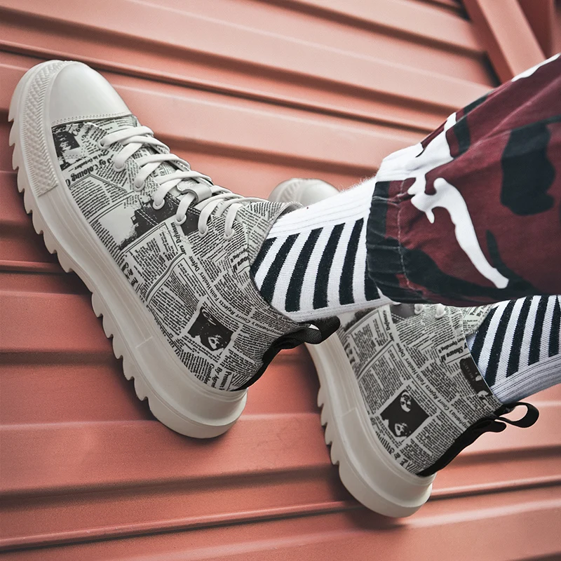 Новая Осенняя модная Светоотражающая обувь для скейтбординга Zapatos De Hombre мужские