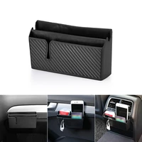 car organizer auto seat tidying bag compact container phone holder stand car storage box for phone charge keys coins