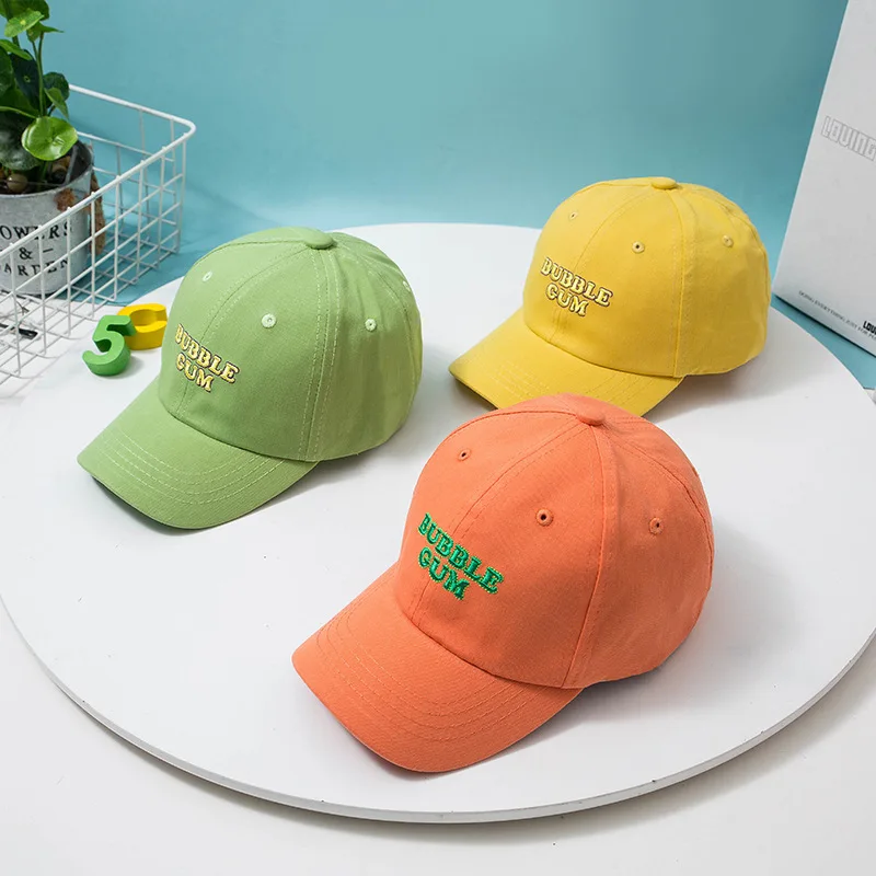 Детская шапка корейской версии бейсболка для мальчиков и девочек на осень зиму с