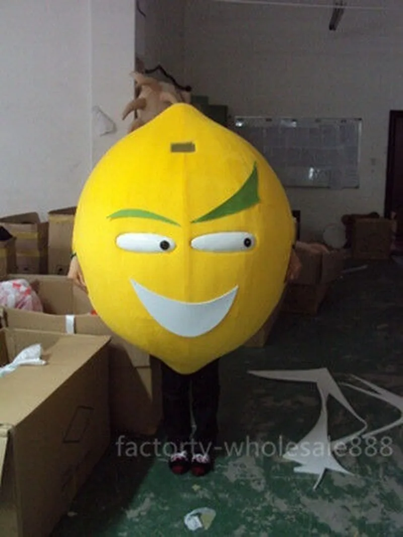 

2019 рекламный лимон, костюм талисмана для взрослых, костюмы с фруктами, маскарадное платье, праздничный подарок, интересная смешная одежда с ...