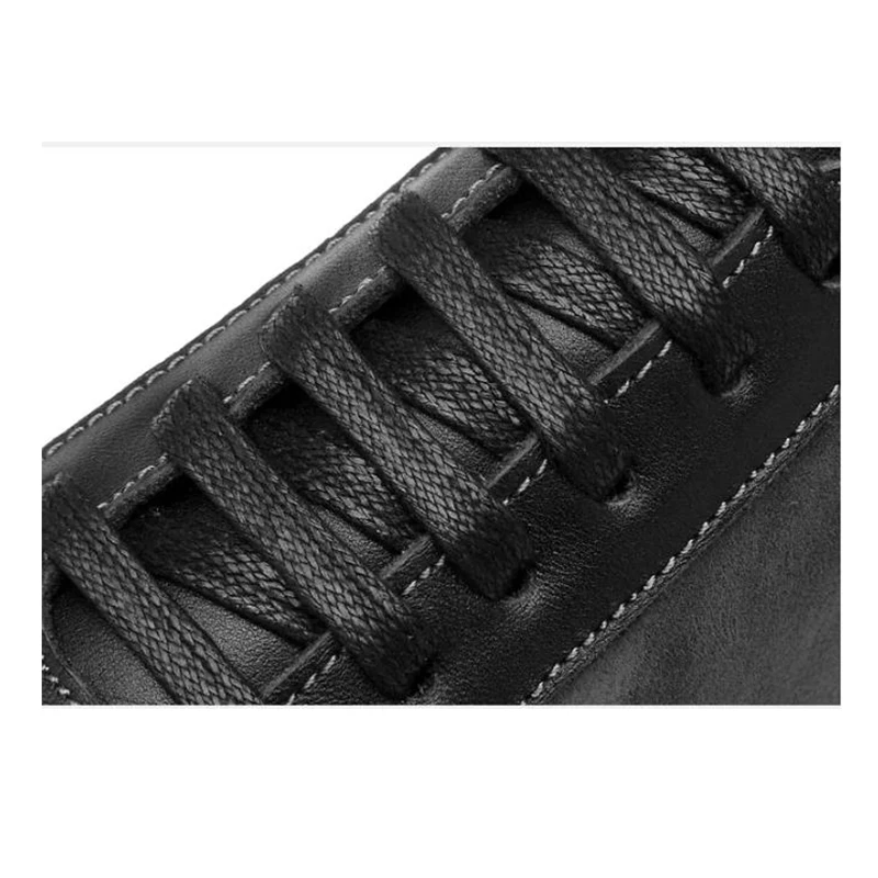 Мужские дышащие кожаные прогулочные туфли высококачественные мужские кроссовки