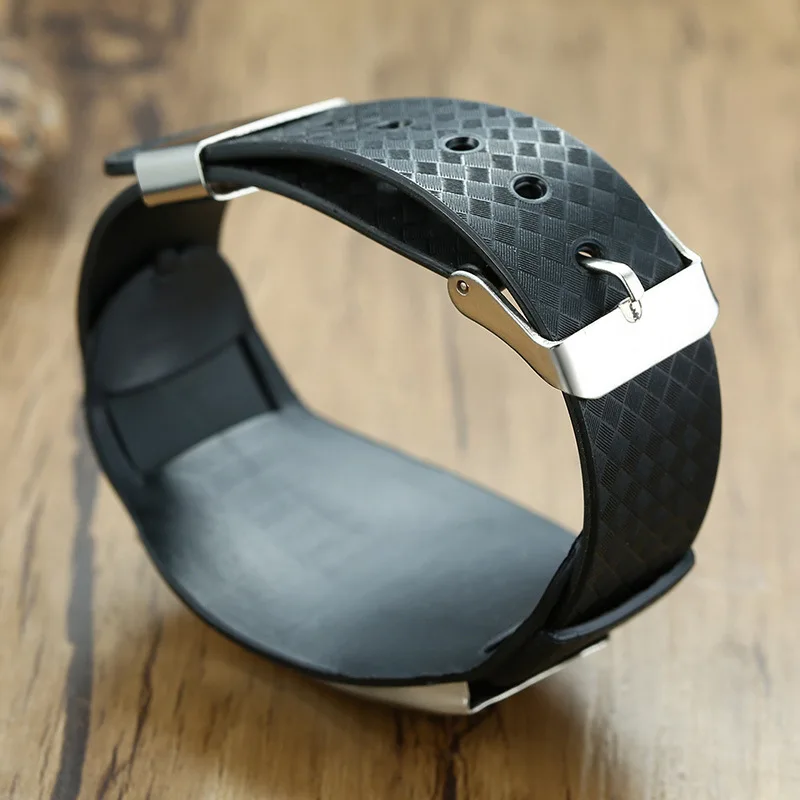 

Personalized Custom Bracelet Adjustable Length Carbon Fiber Watch Wristband from Father Mother To Son Daughter Encourage Jewelry