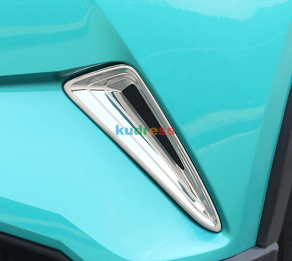 Для Toyota CHR C-HR внешний ABS Хром передний бампер боковая решетка крышка отделка передняя противотуманная фара протектор Аксессуары