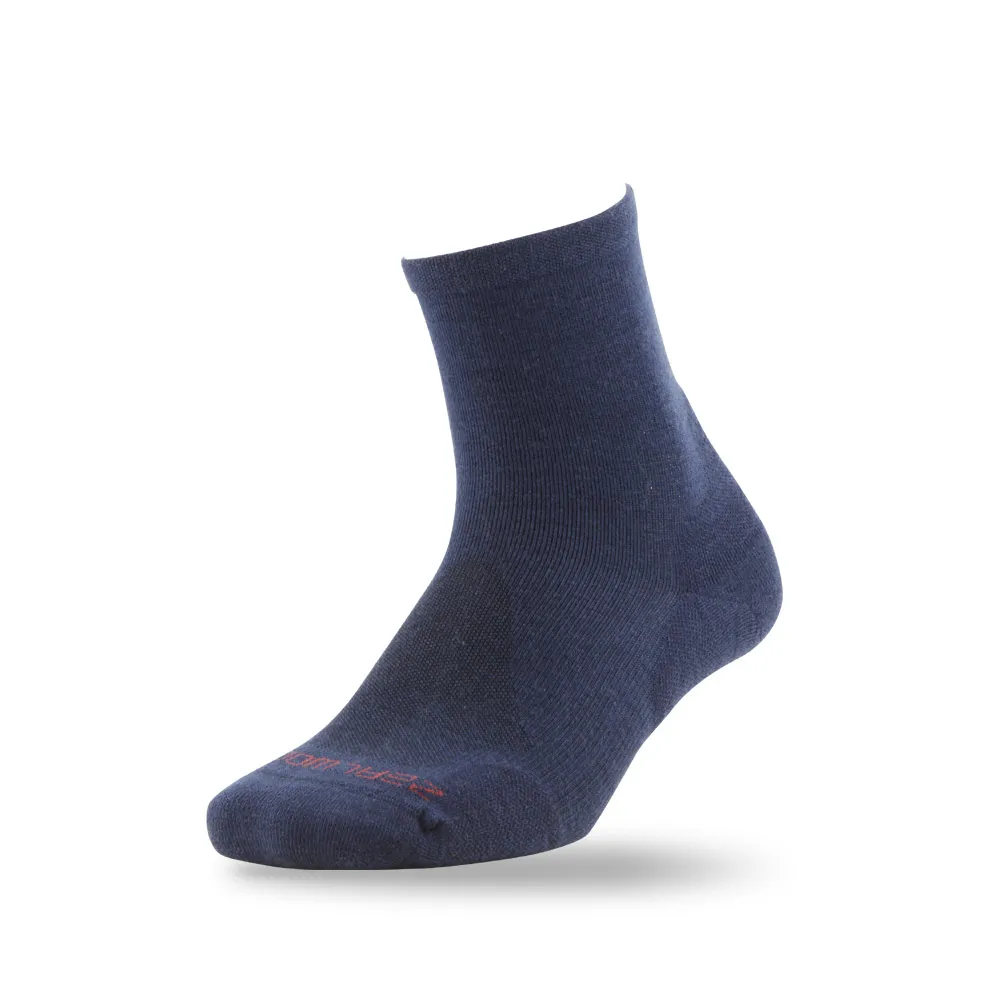 1 pair navy blue Носки для пеших прогулок, ZEALWOOD унисекс, мериносовая шерсть, спортивные носки на открытом воздухе, подушки, футбольные носки - Цвет: 1 pair navy blue