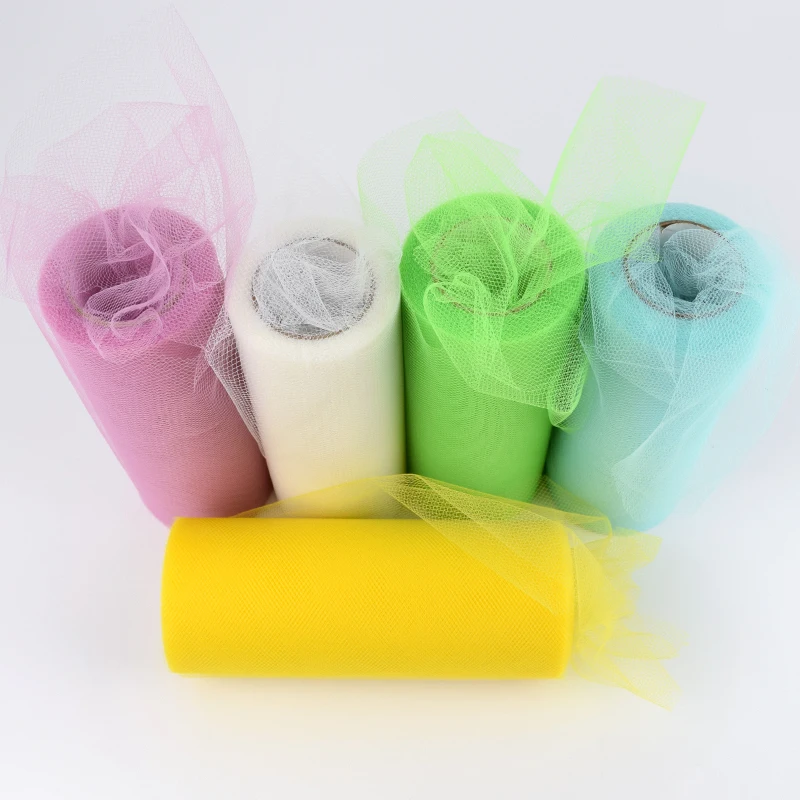 15 см 25 ярдов рулон ткани катушка пачка для вечерние НКИ детского дня рождения