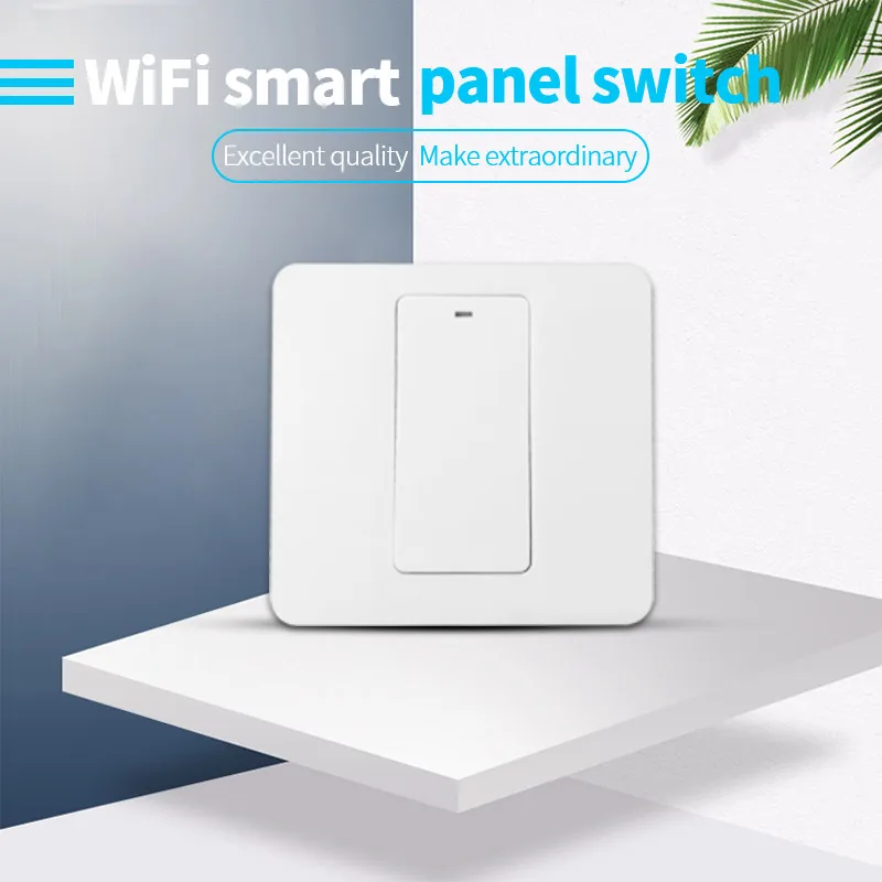 EWeLink кнопочный умный настенный переключатель WiFi механический 86 Тип 1 2 3 банды приложение Голосовое управление Google Assistant Alexa