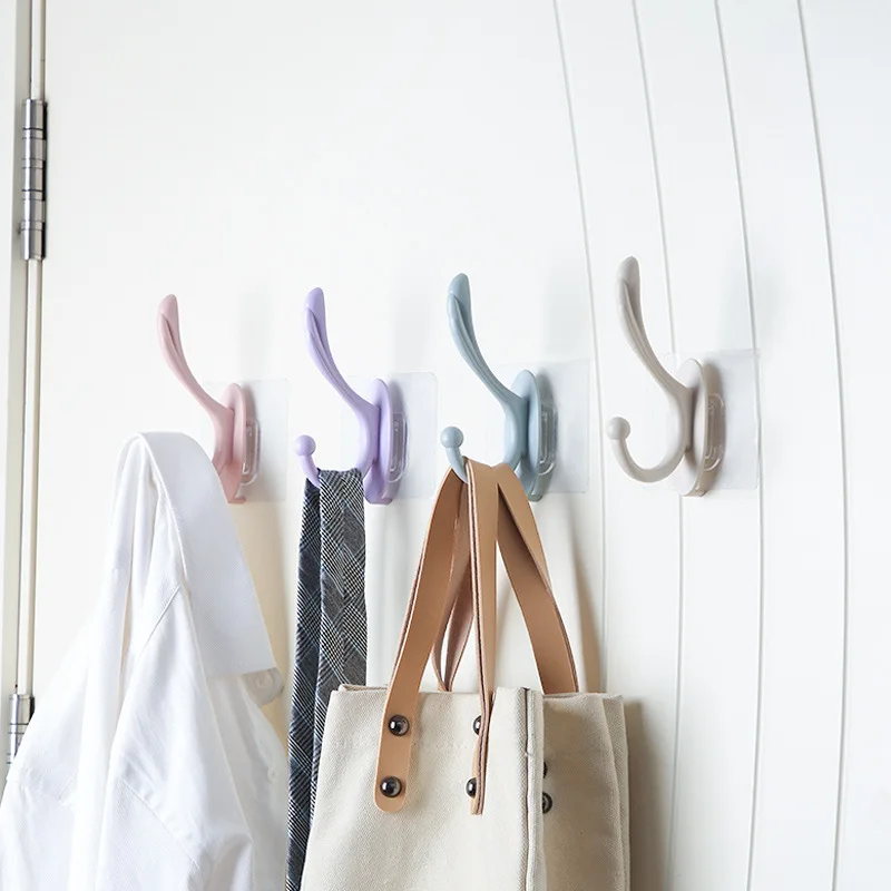 

Hook behind the door Strong Self Adhesive Door Wall Hangers Hooks Suction Heavy Load Rack Cup Sucker for Kitchen Bathroom